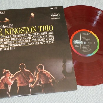 KINGSTON TRIO - THE BEST OF (colour red) - 